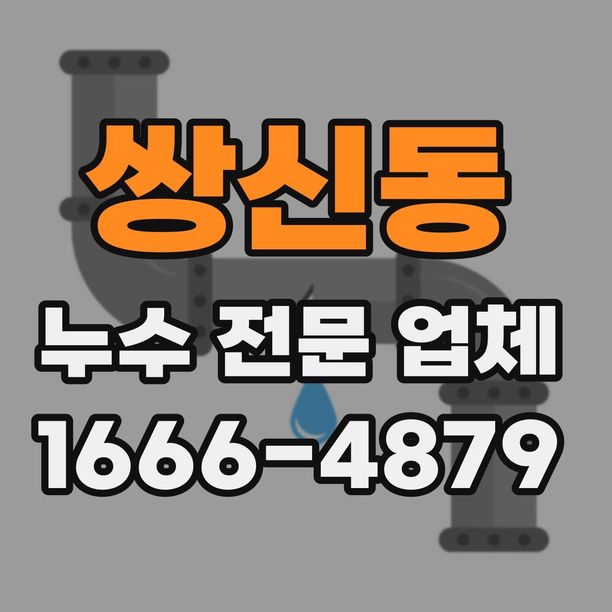 쌍신동 누수 전문 업체