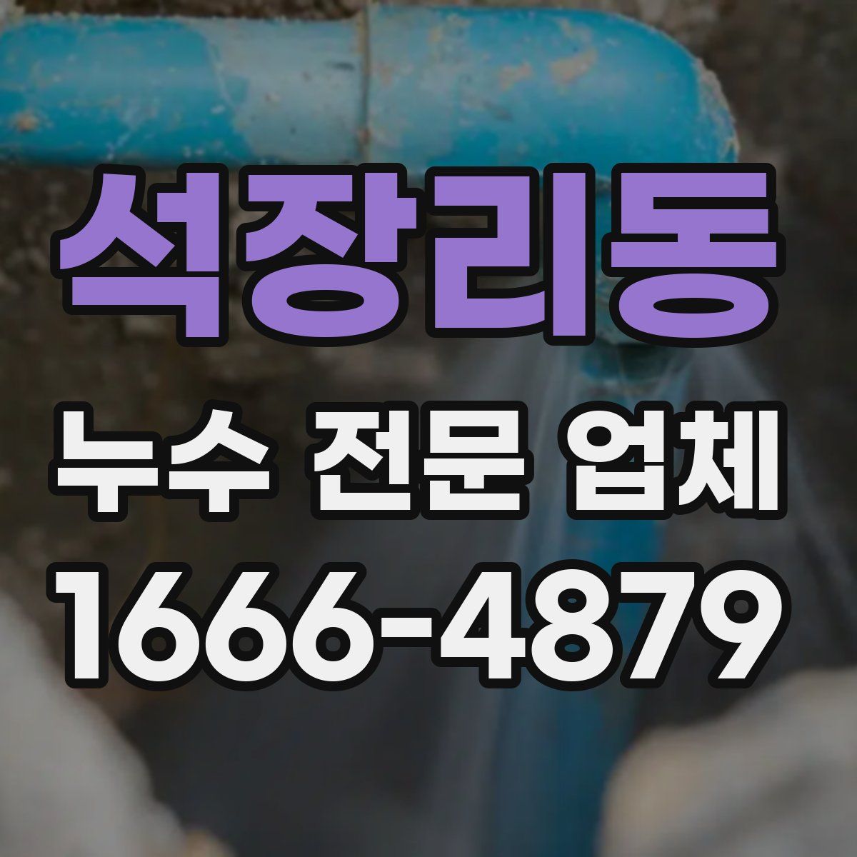 석장리동 누수 전문 업체