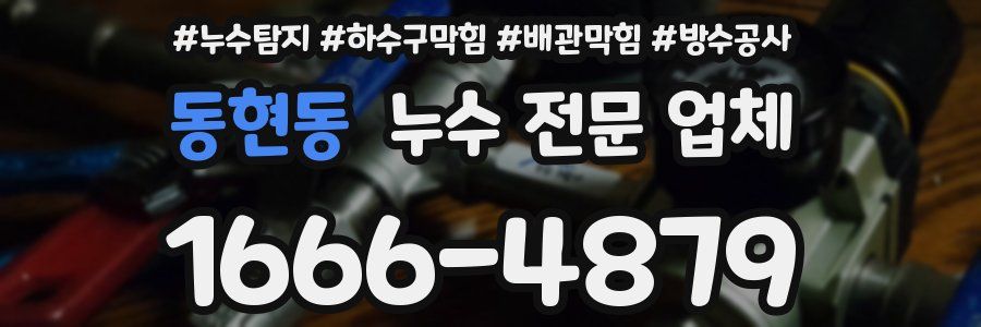 동현동 누수 전문 업체