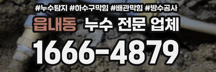 읍내동 누수 전문 업체