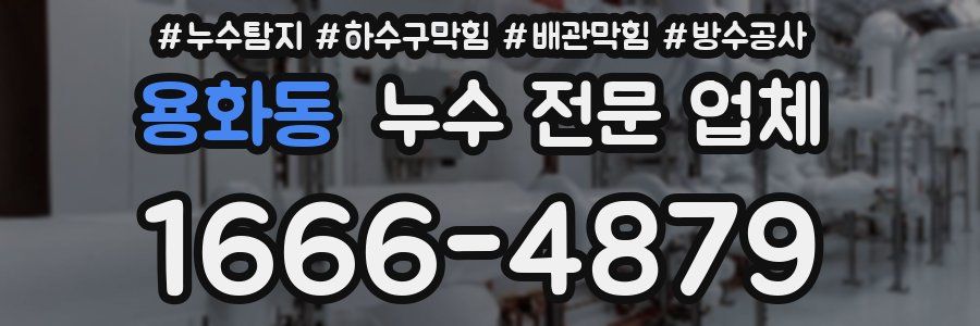 용화동 누수 전문 업체