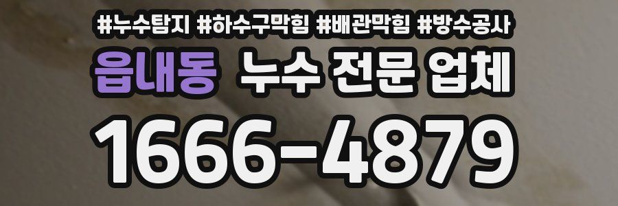 읍내동 누수 전문 업체