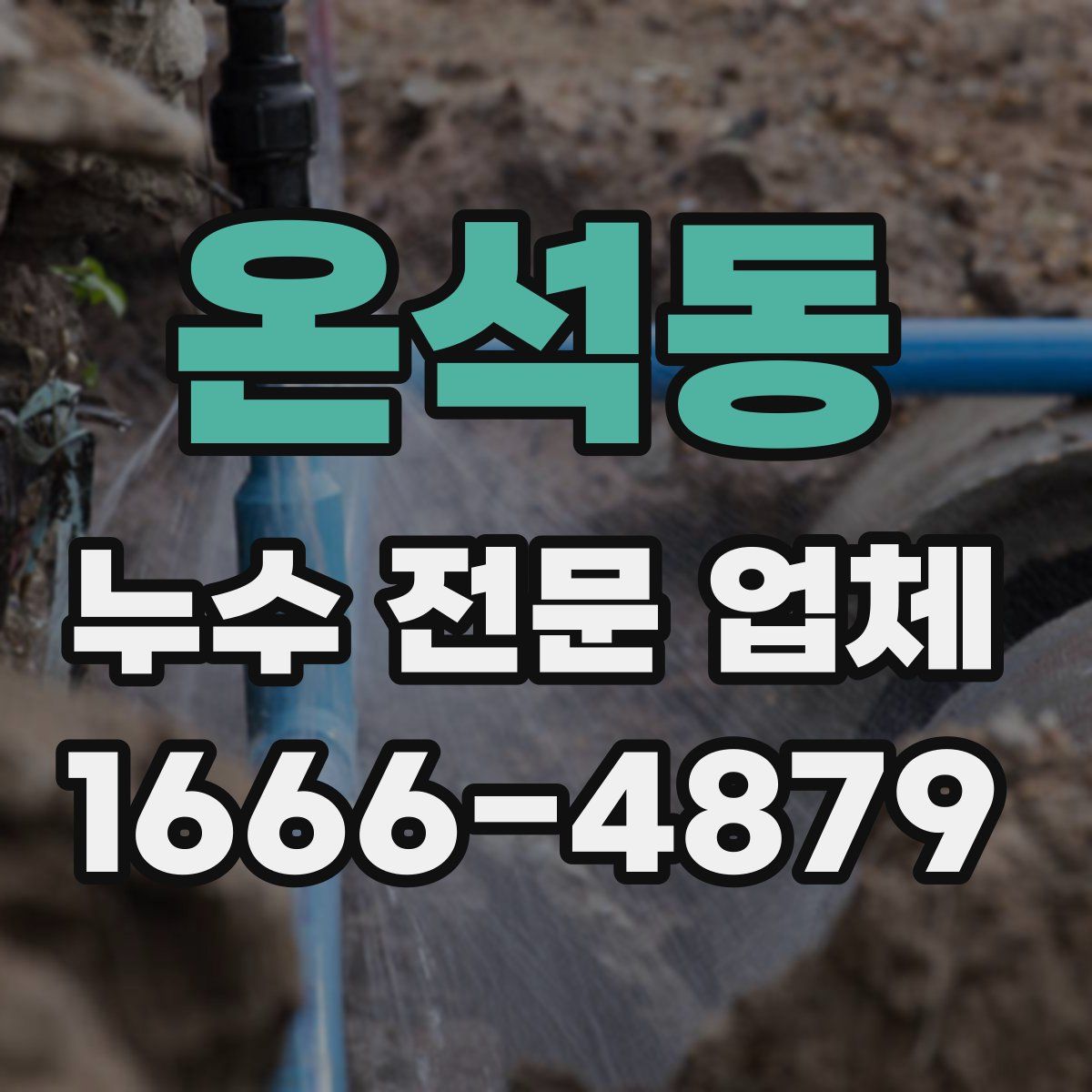 온석동 누수 전문 업체