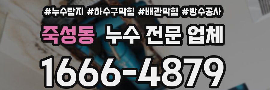 죽성동 누수 전문 업체