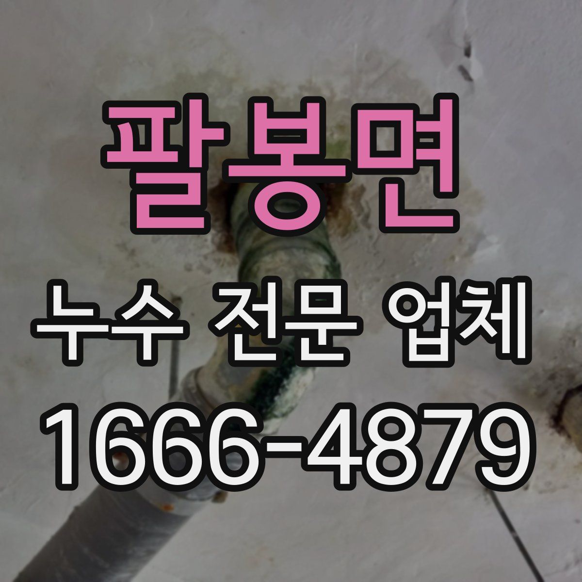 팔봉면 누수 전문 업체