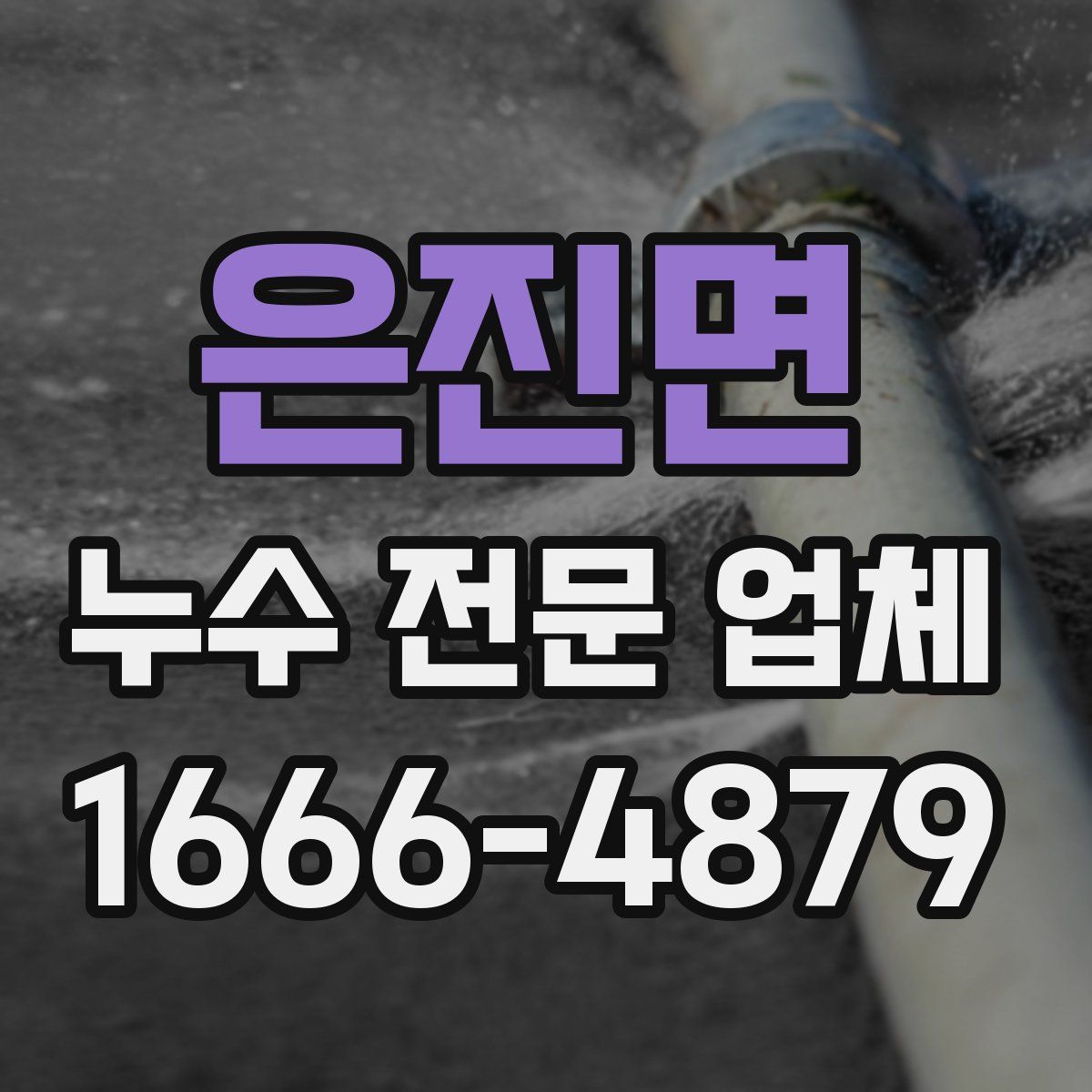 은진면 누수 전문 업체
