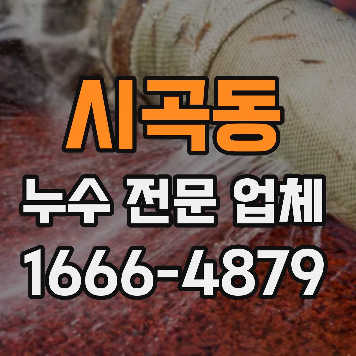 시곡동 누수 전문 업체