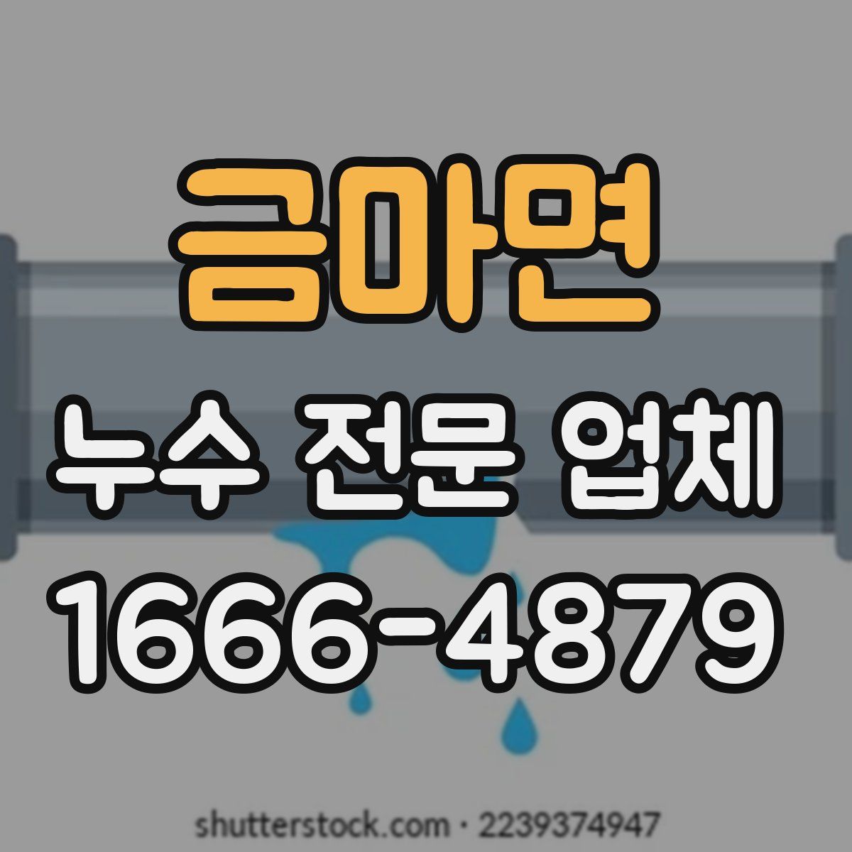 금마면 누수 전문 업체