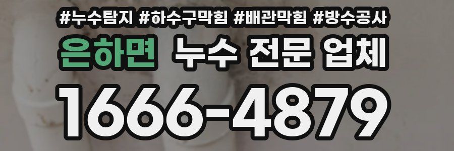 은하면 누수 전문 업체