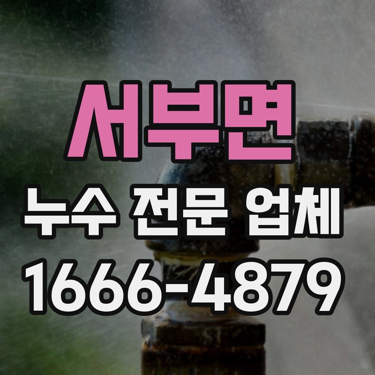 서부면 누수 전문 업체