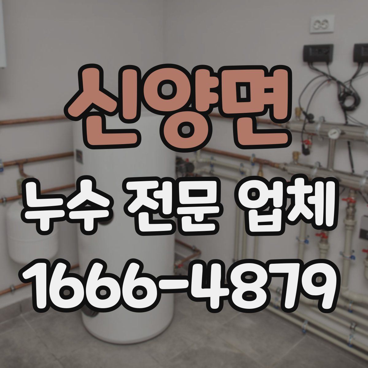 신양면 누수 전문 업체