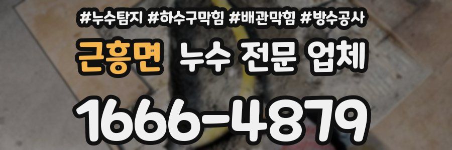 근흥면 누수 전문 업체
