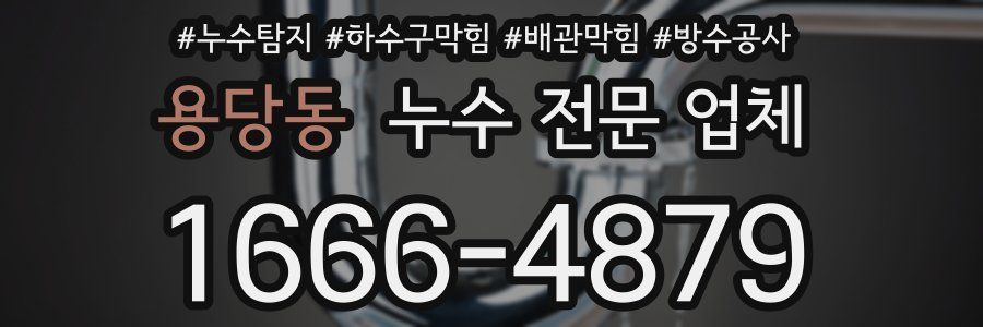 용당동 누수 전문 업체