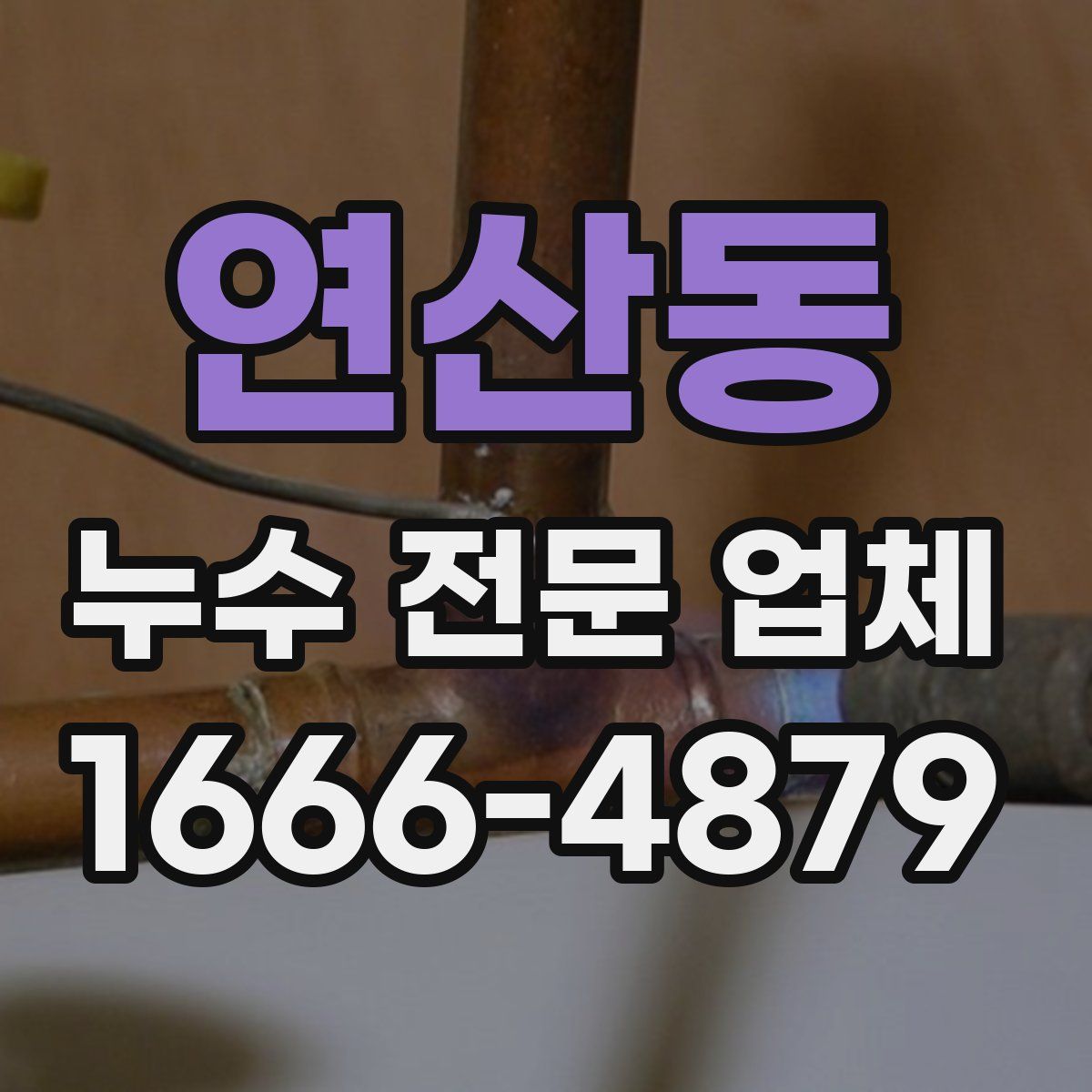 연산동 누수 전문 업체