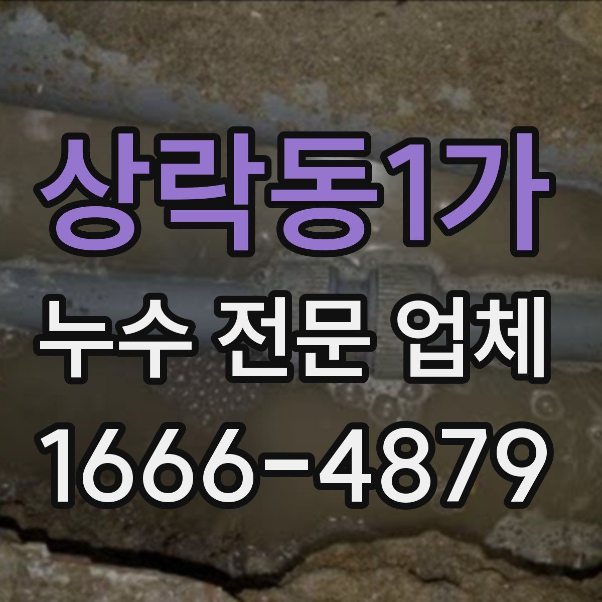 상락동1가 누수 전문 업체