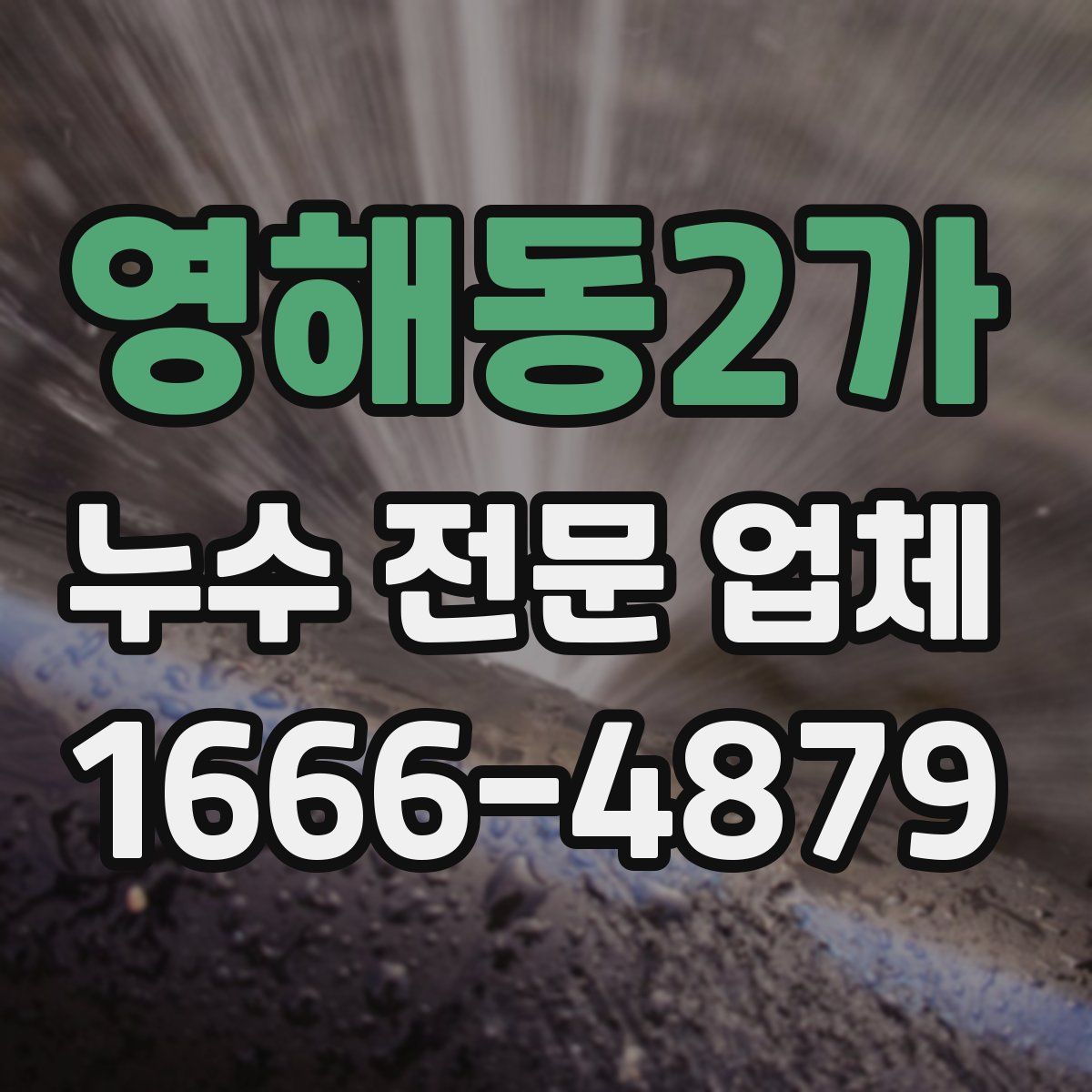 영해동2가 누수 전문 업체