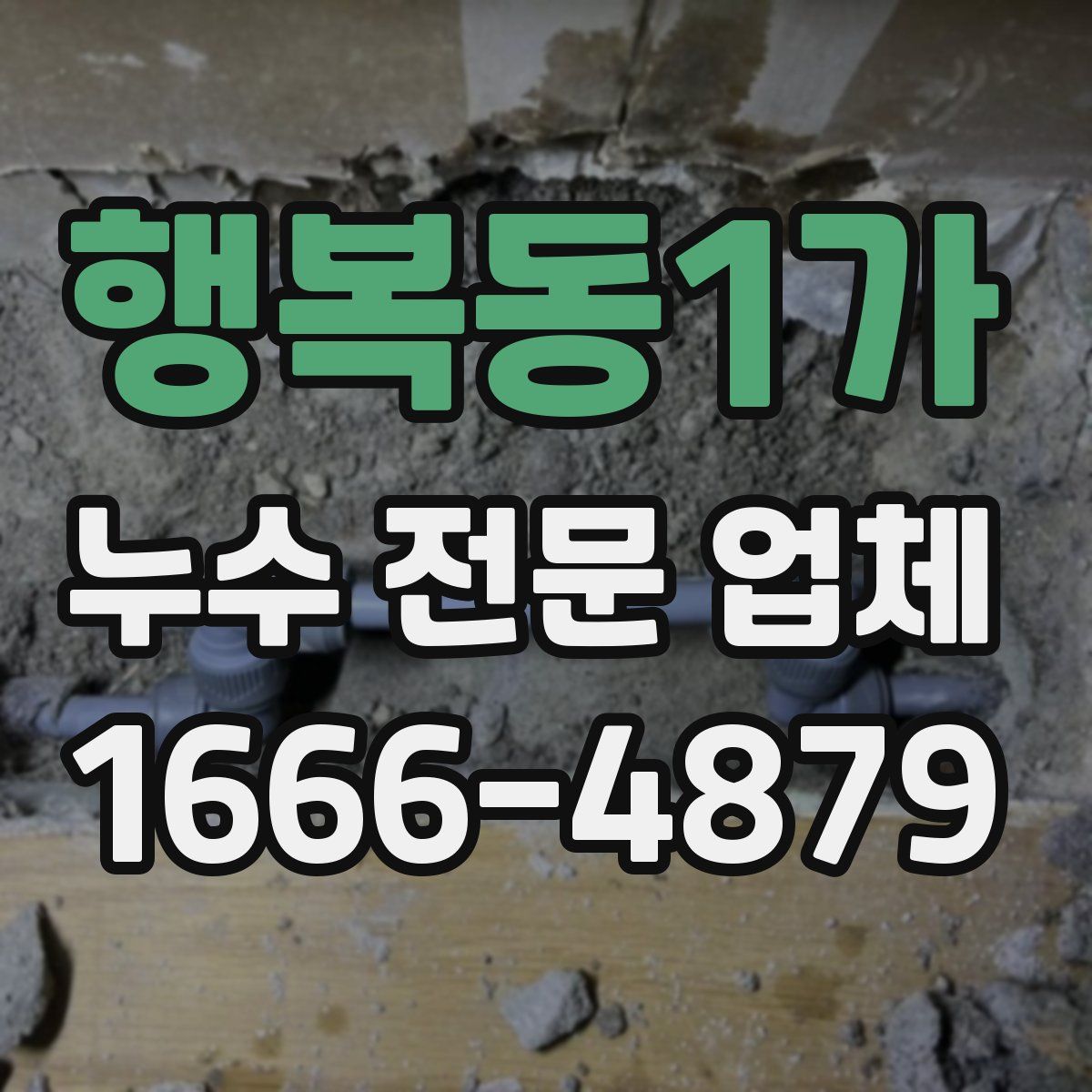 행복동1가 누수 전문 업체