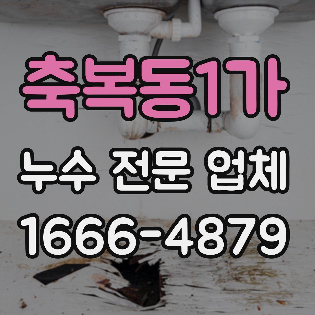 축복동1가 누수 전문 업체