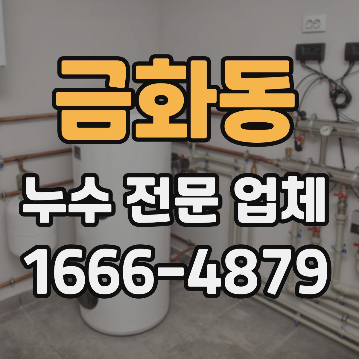 금화동 누수 전문 업체