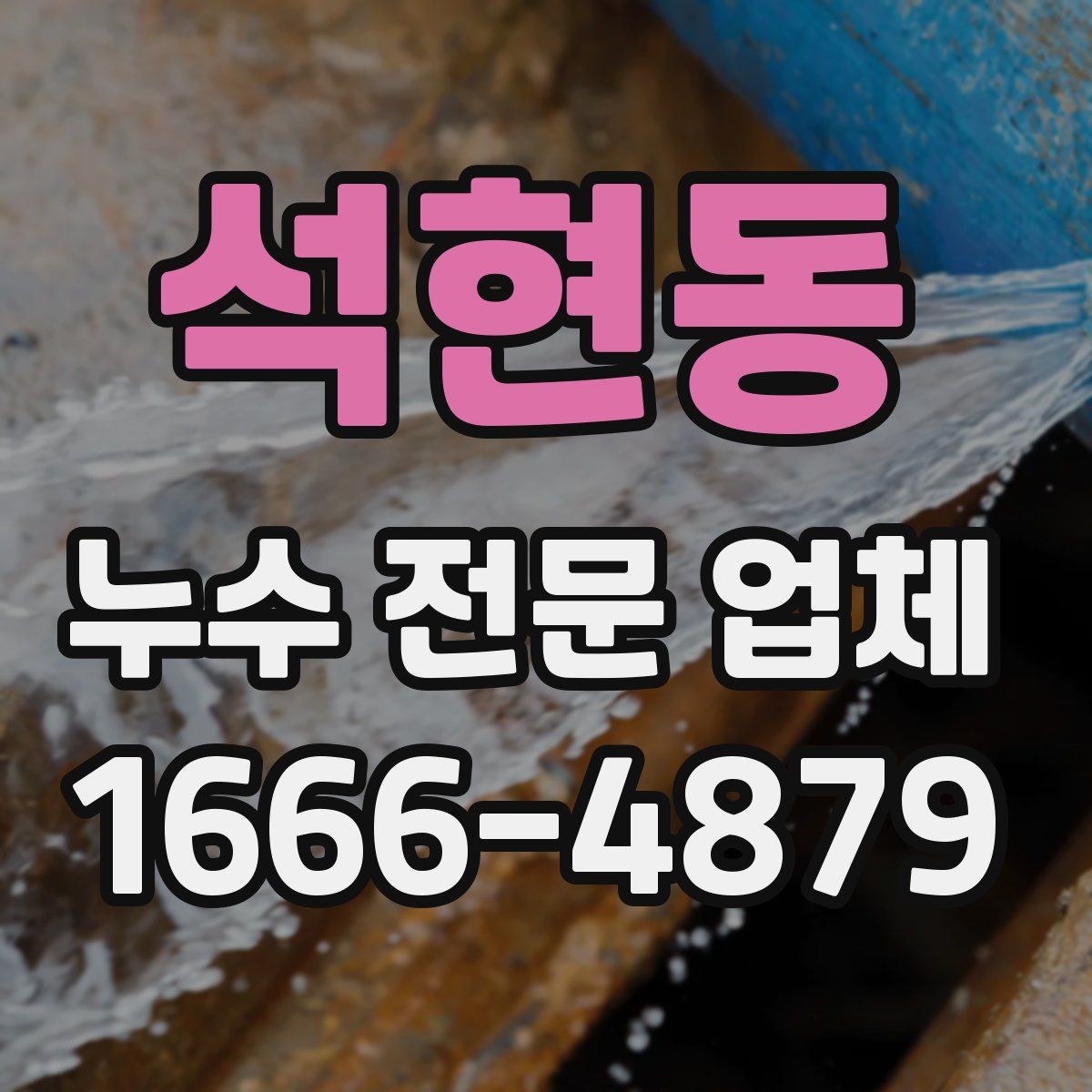 석현동 누수 전문 업체