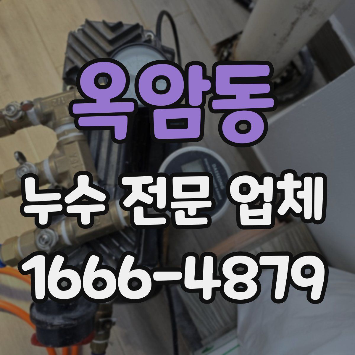 옥암동 누수 전문 업체