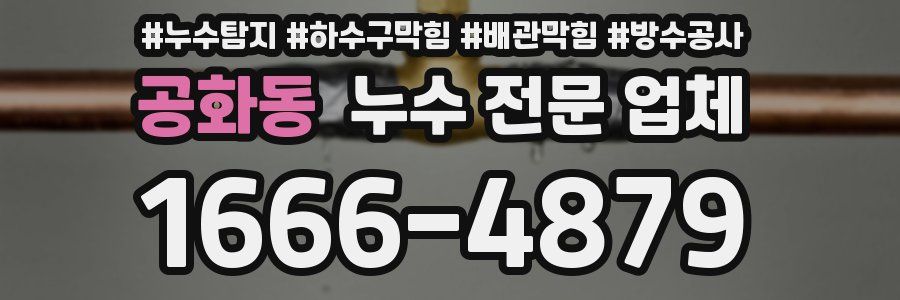공화동 누수 전문 업체
