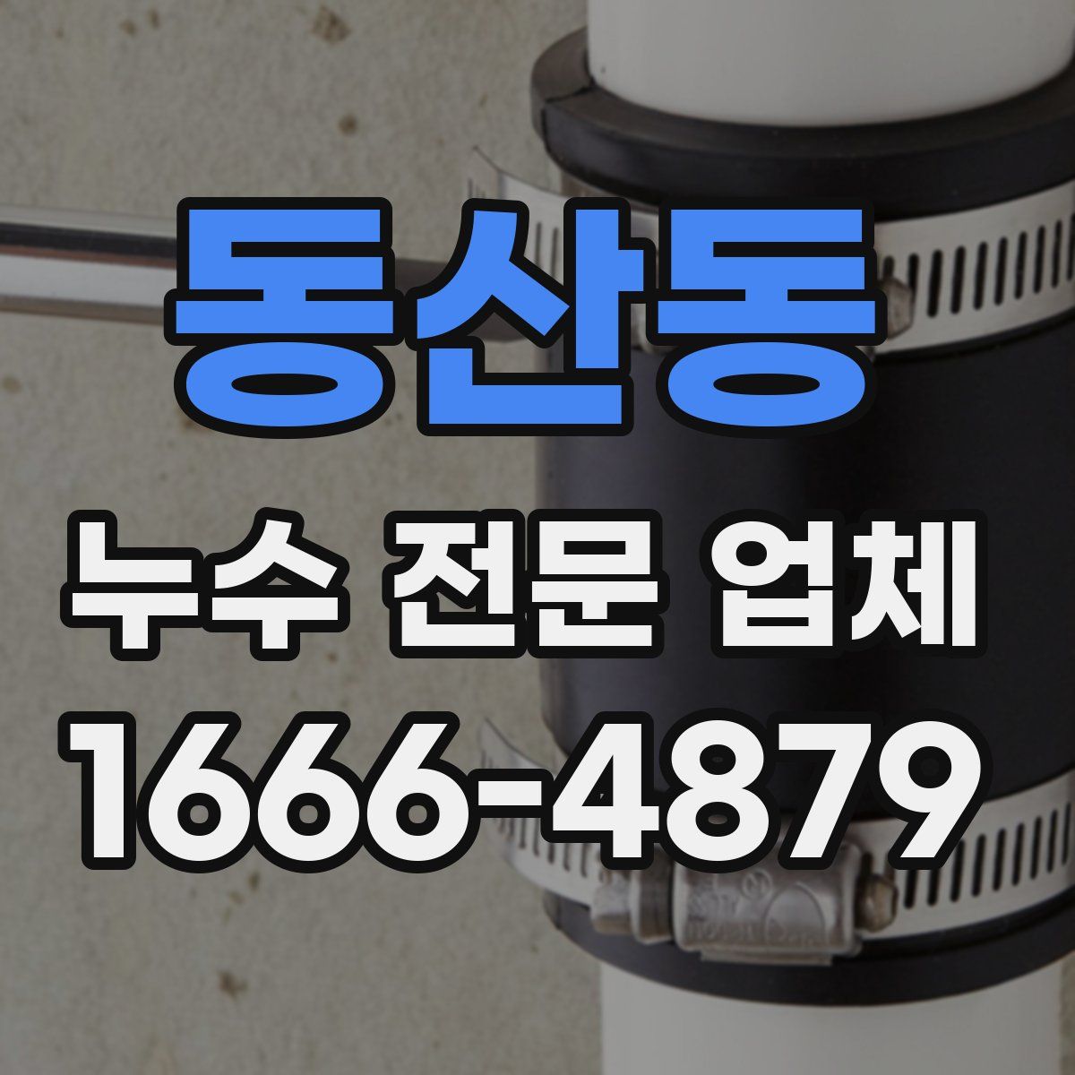 동산동 누수 전문 업체