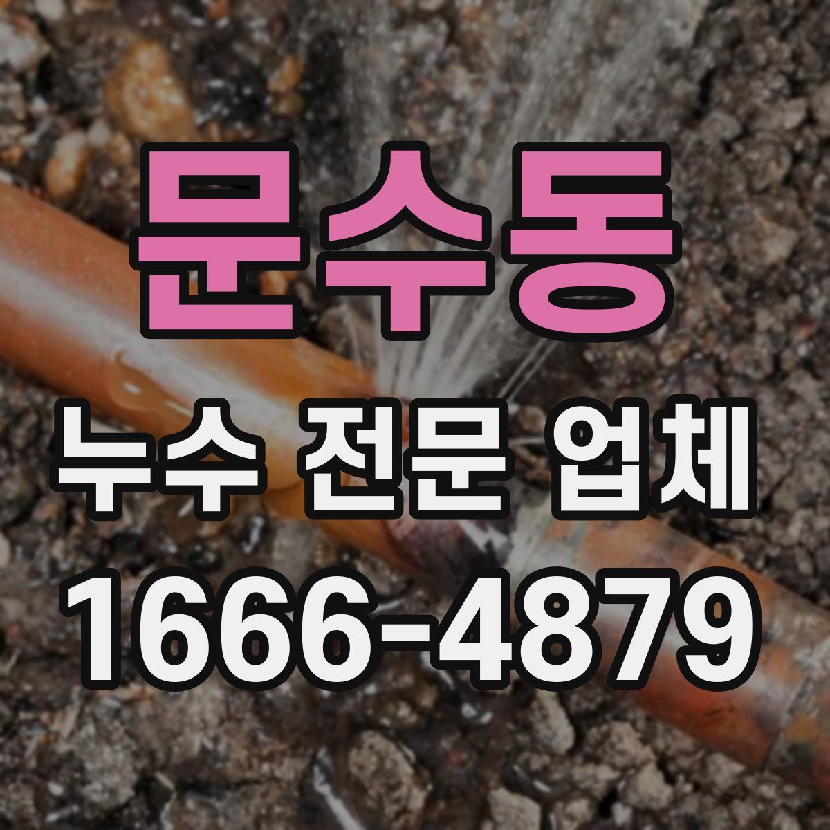 문수동 누수 전문 업체