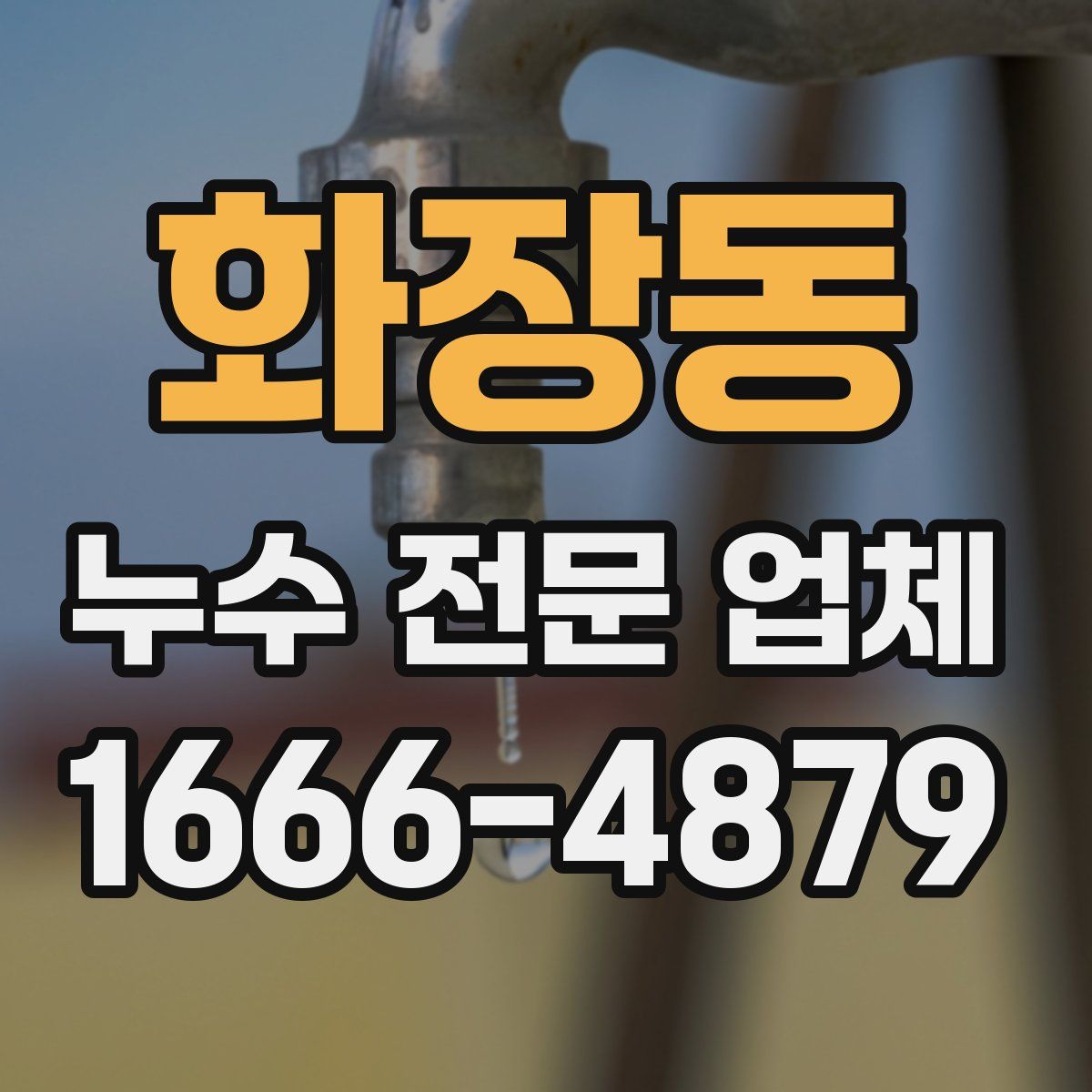 화장동 누수 전문 업체