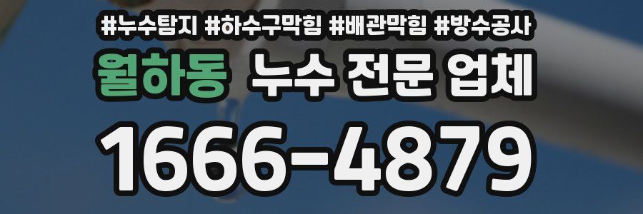 월하동 누수 전문 업체