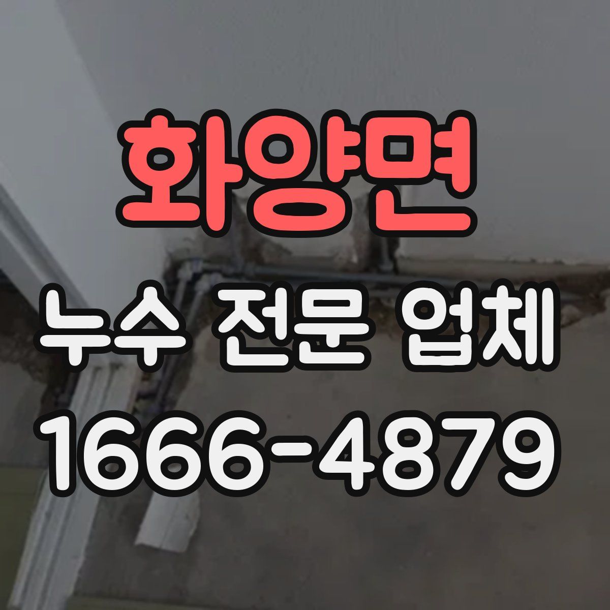 화양면 누수 전문 업체