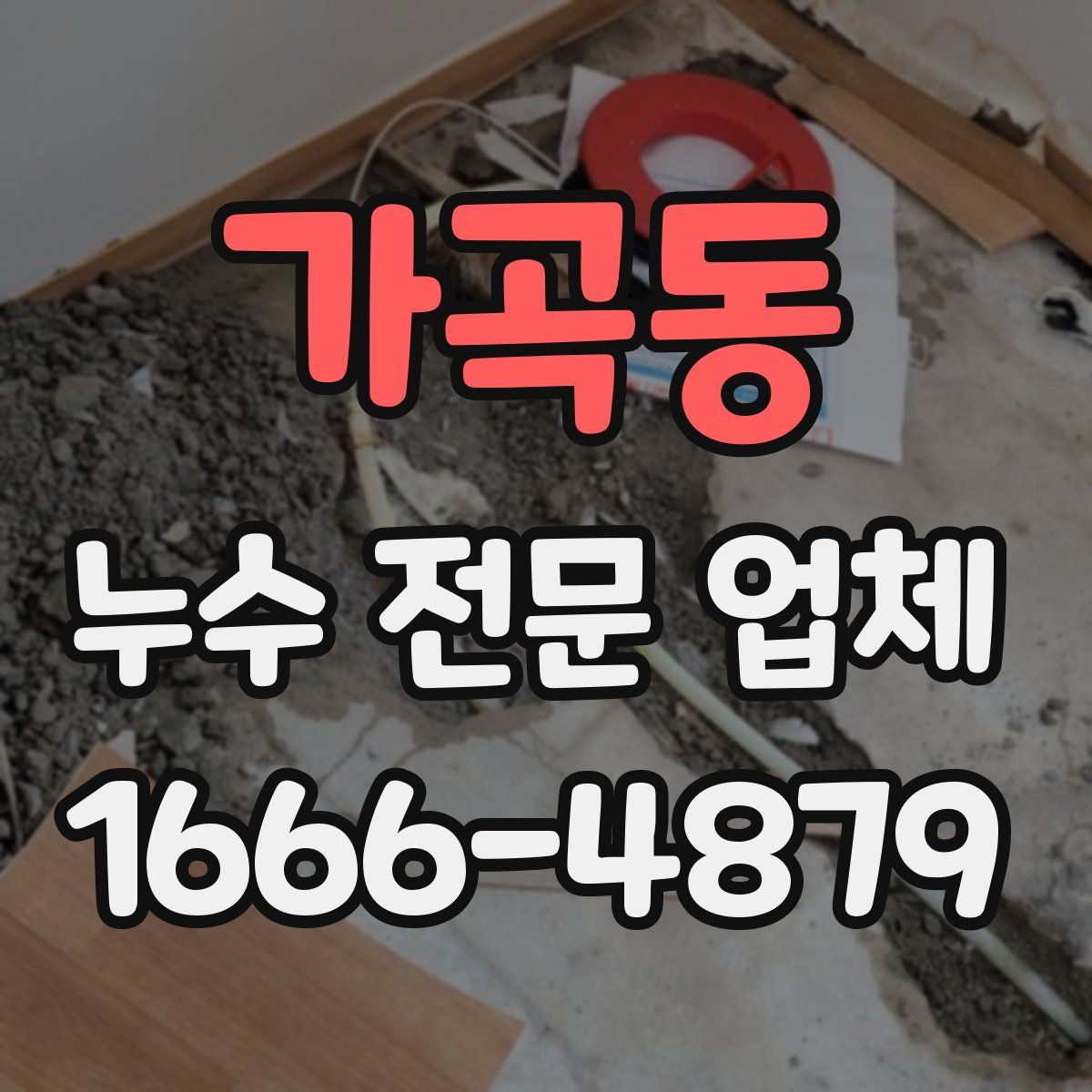 가곡동 누수 전문 업체
