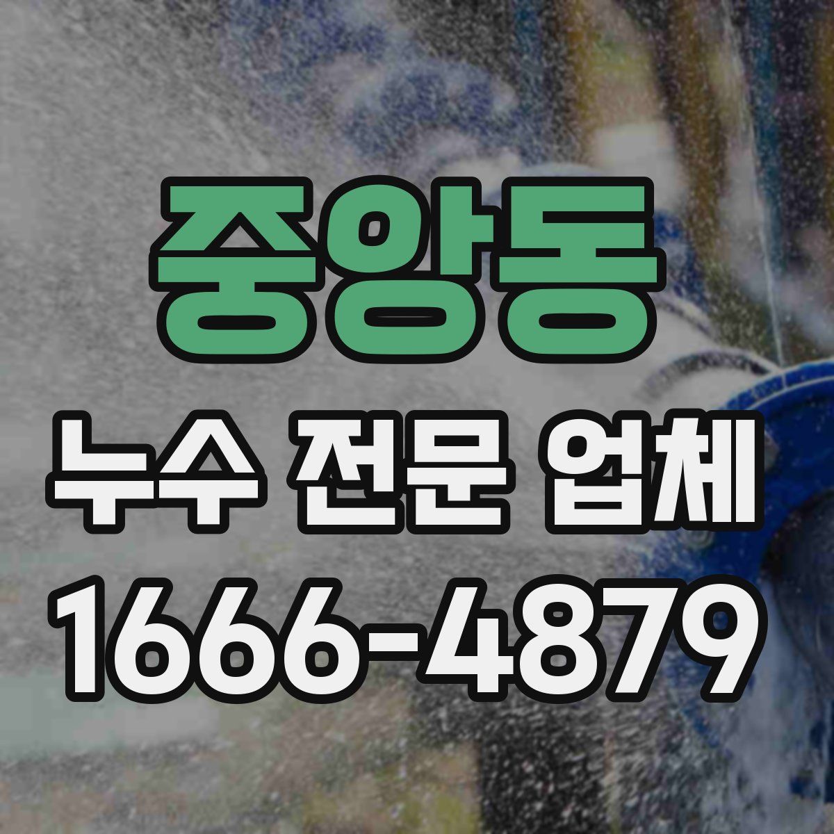 중앙동 누수 전문 업체
