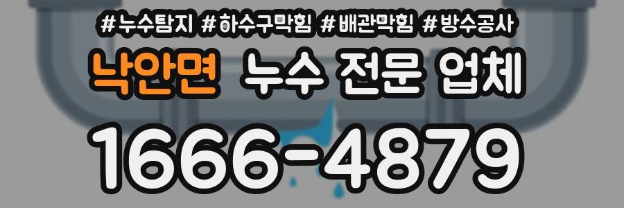 낙안면 누수 전문 업체