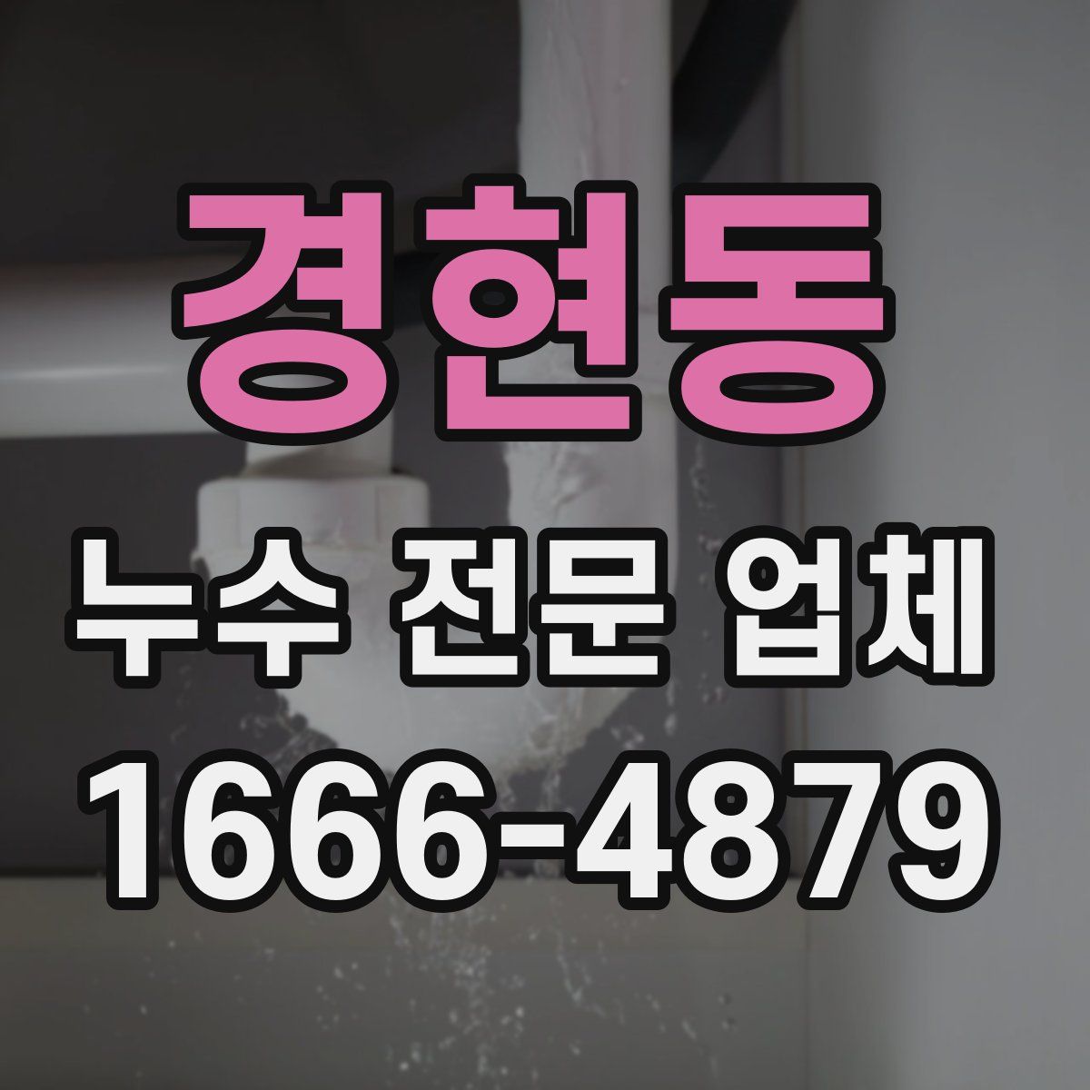 경현동 누수 전문 업체