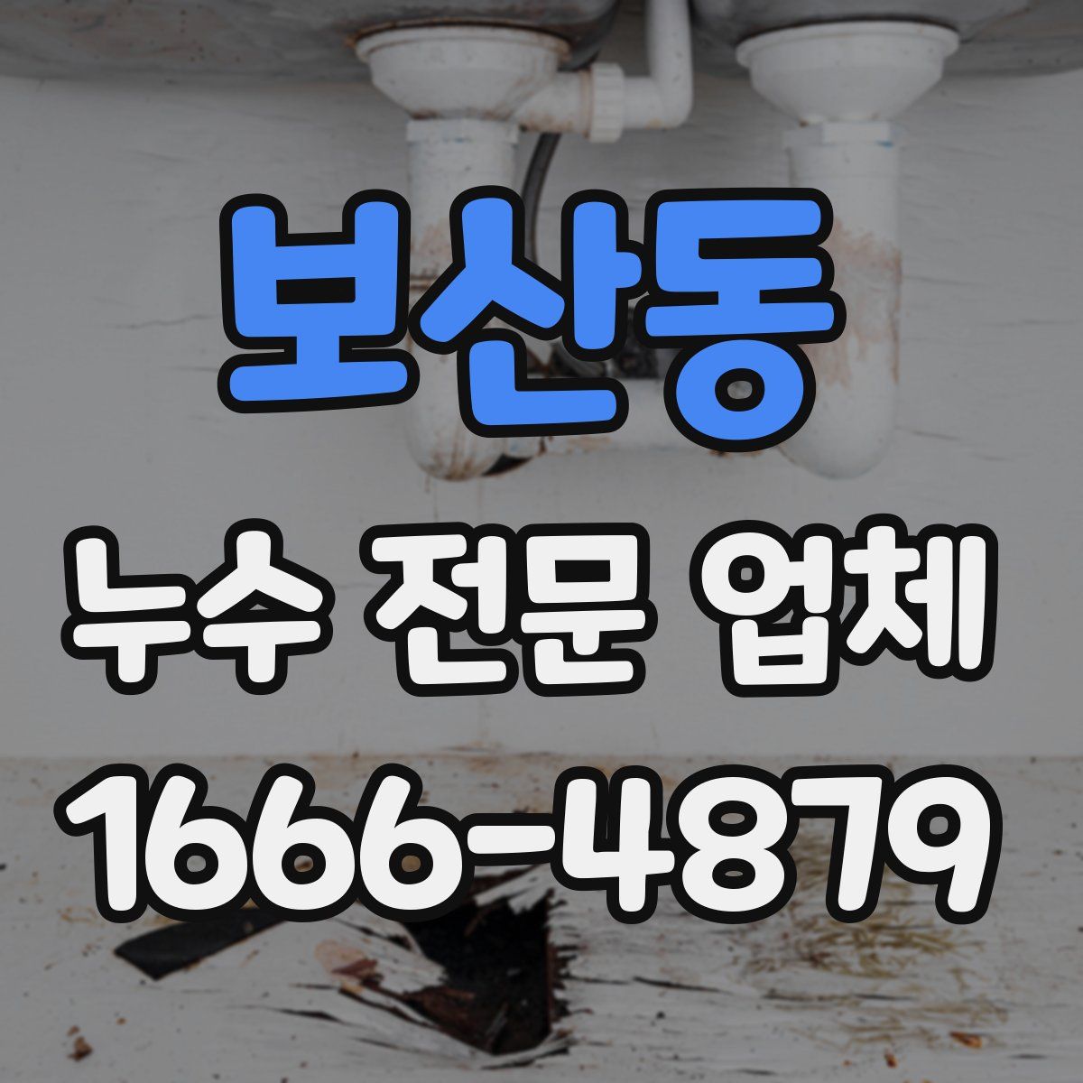 보산동 누수 전문 업체