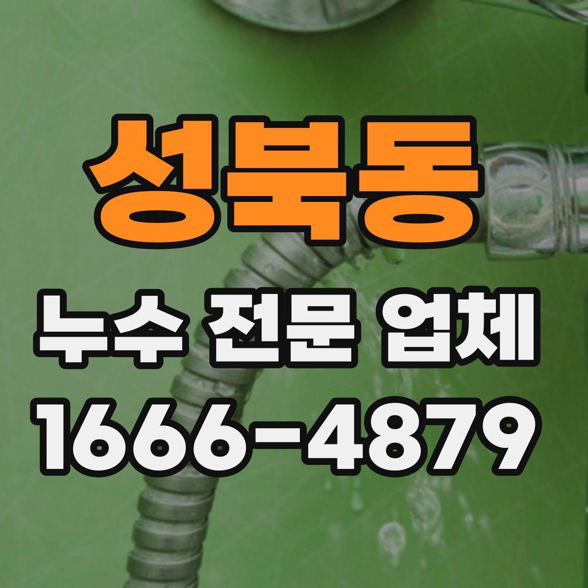 성북동 누수 전문 업체