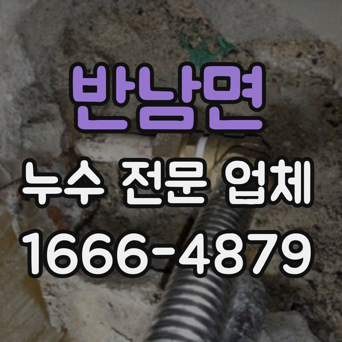 반남면 누수 전문 업체