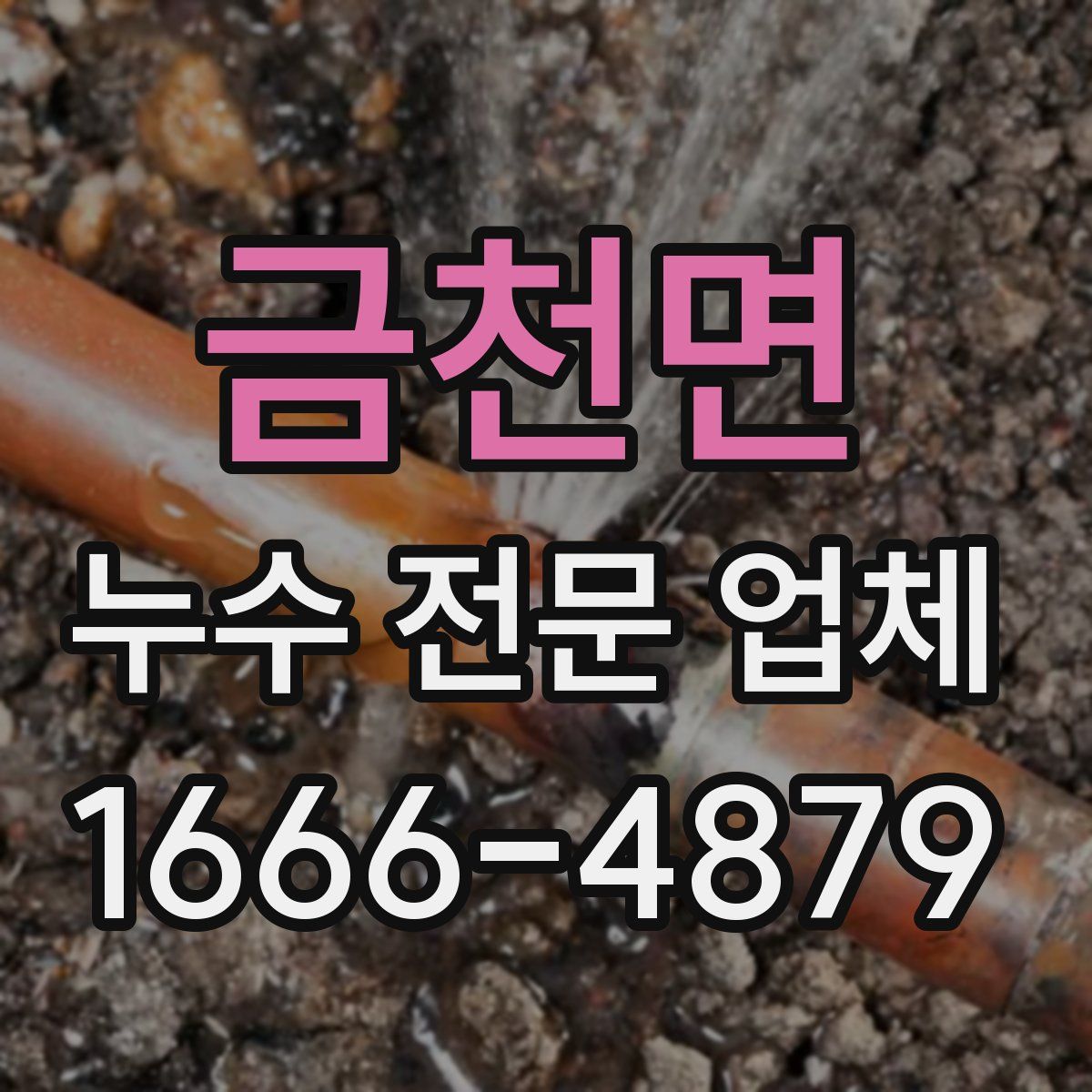 금천면 누수 전문 업체