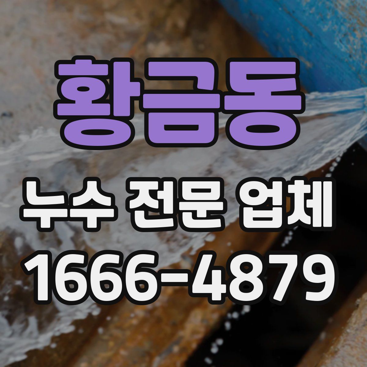 황금동 누수 전문 업체