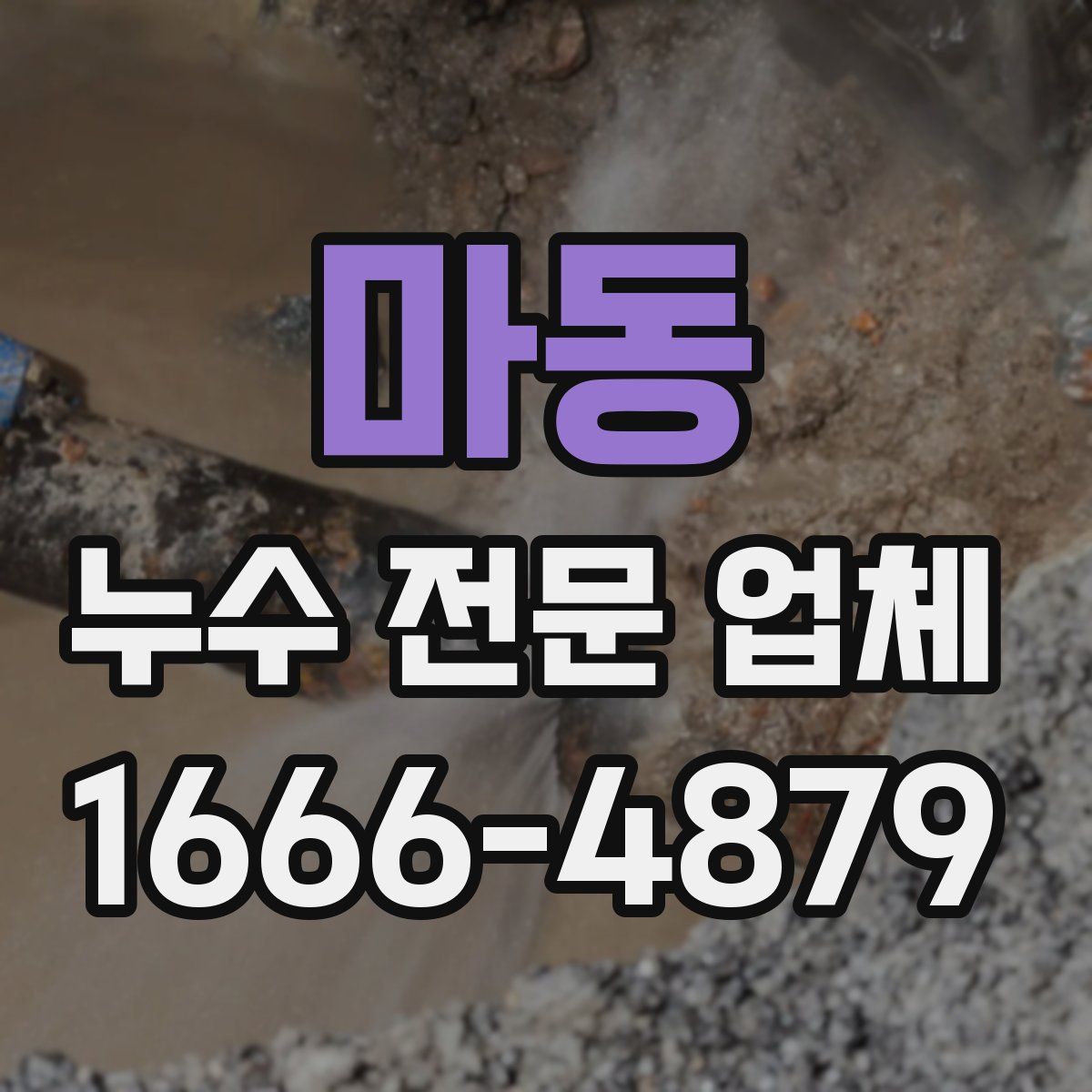 마동 누수 전문 업체