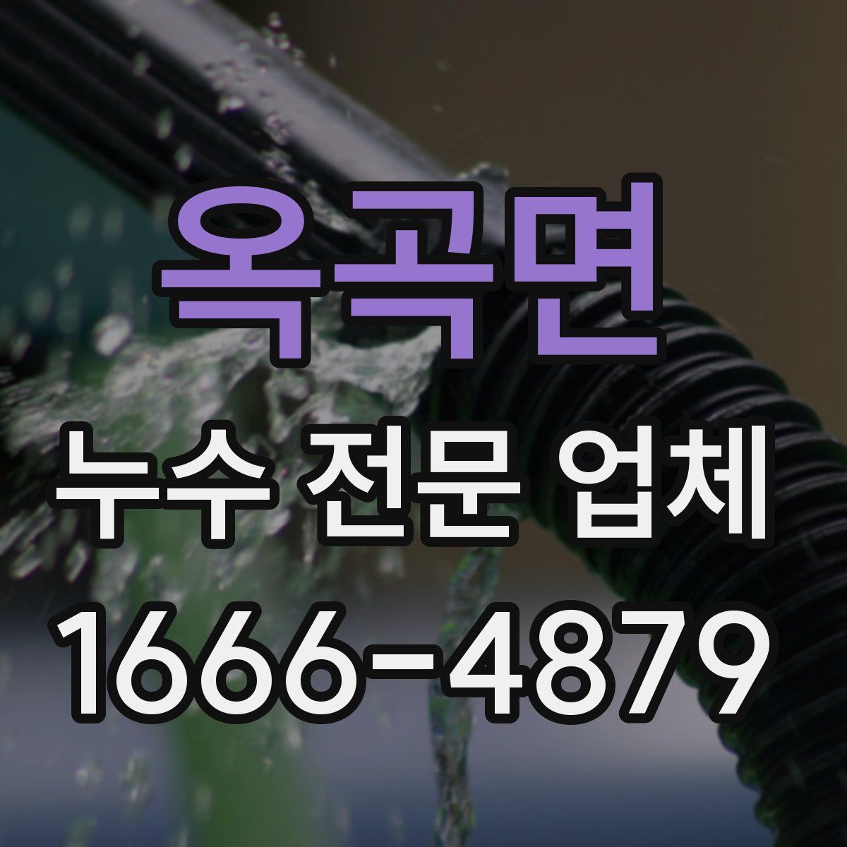 옥곡면 누수 전문 업체