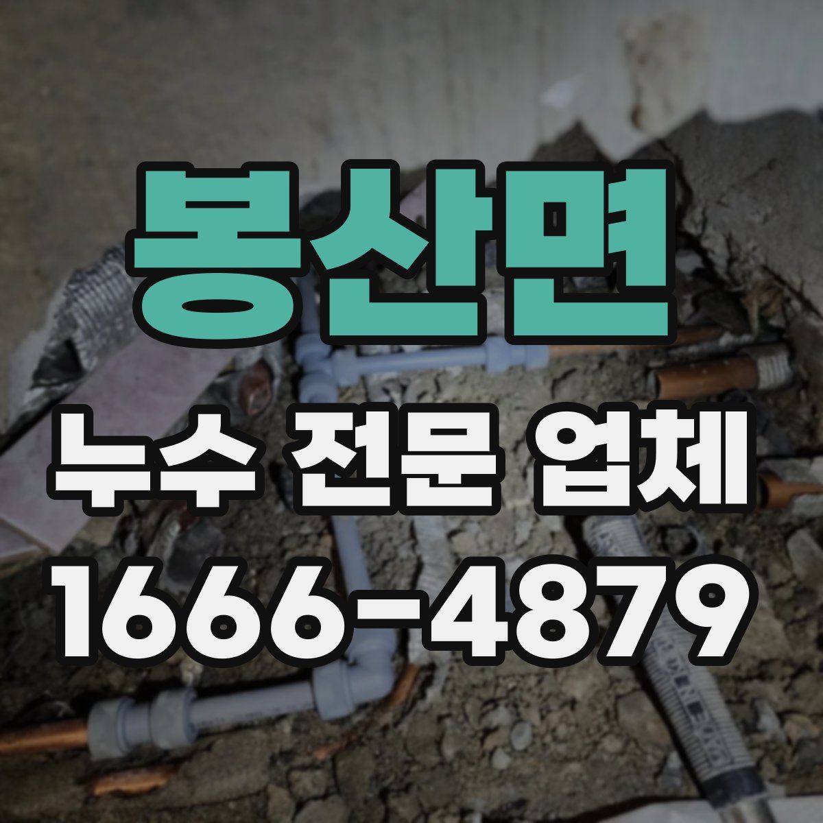봉산면 누수 전문 업체