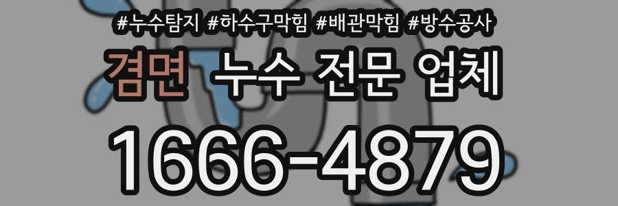 겸면 누수 전문 업체