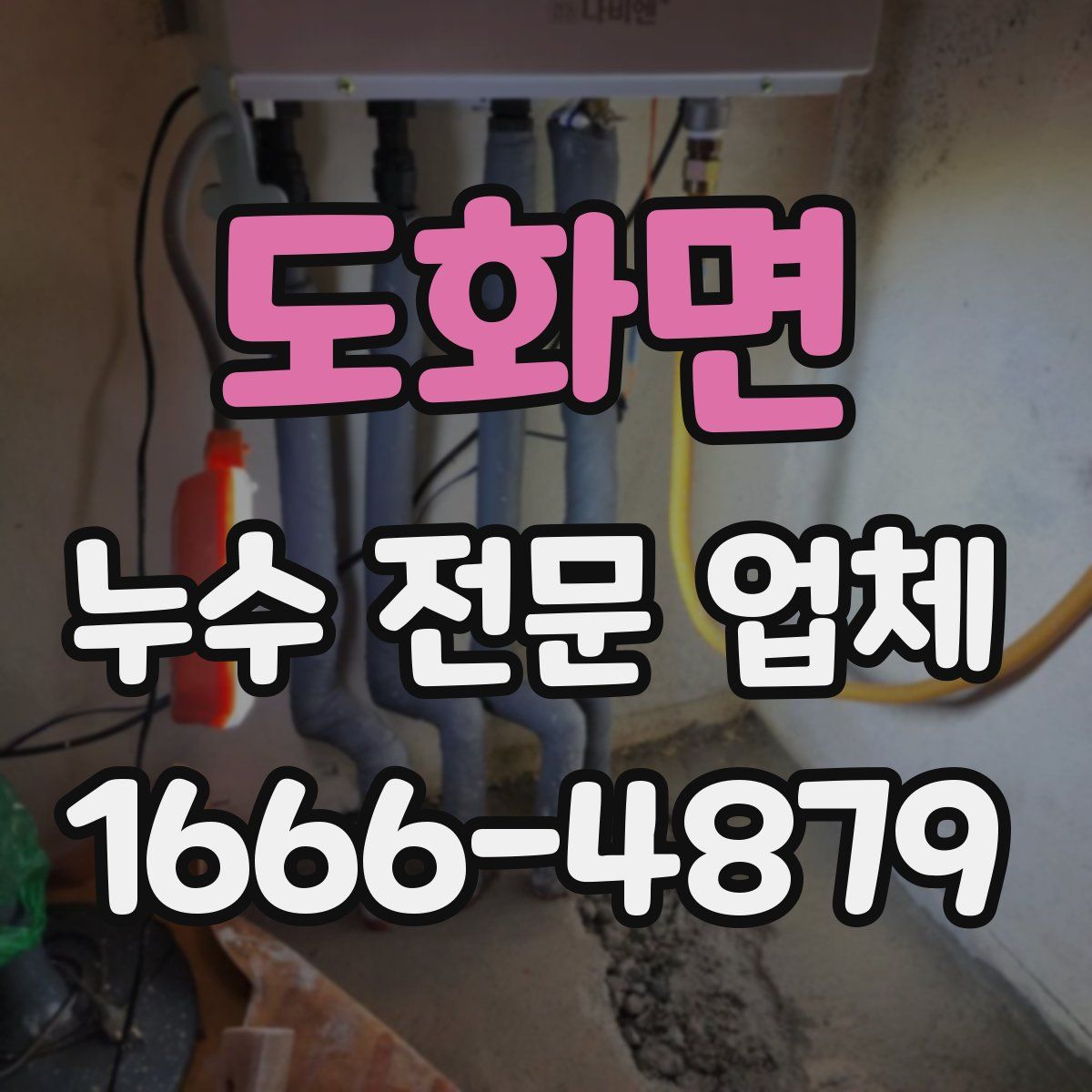 도화면 누수 전문 업체