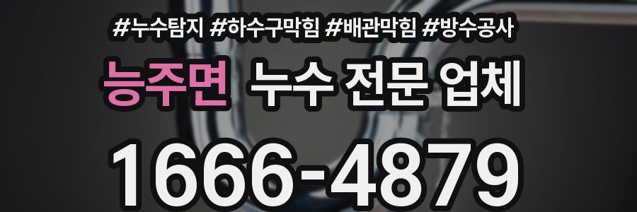 능주면 누수 전문 업체