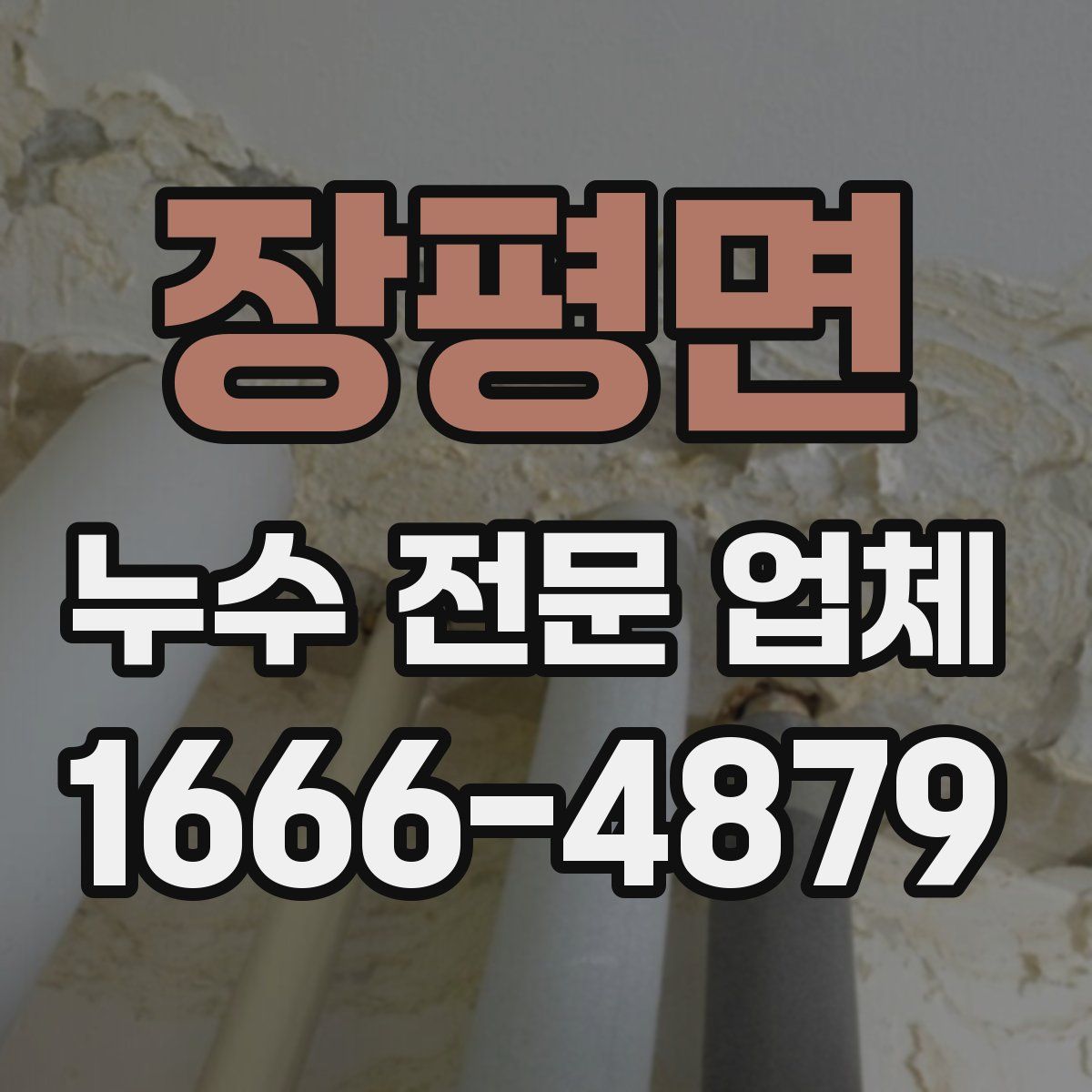장평면 누수 전문 업체