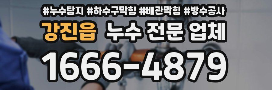 강진읍 누수 전문 업체