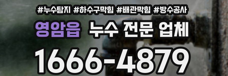 영암읍 누수 전문 업체