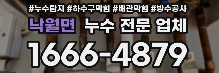 낙월면 누수 전문 업체